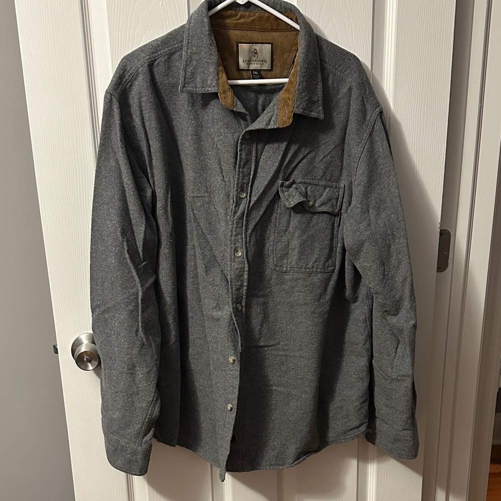 Legendary Whitetails Tan Corduroy Shirt